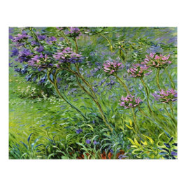 アガ鮮やかパンツスの花の緑と描写 フォトプリント