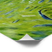 アガ鮮やかパンツスの花の緑と描写 ポスター (コーナー)