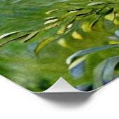 アガ鮮やかパンツスの花の緑と描写 ポスター (コーナー)