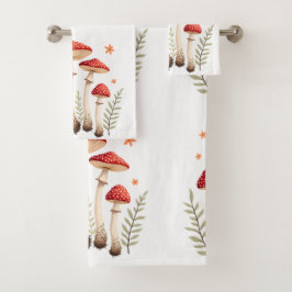 アガ鮮やかルキノコと植物性の要素をフライ バスタオルセット