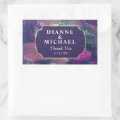 アキはっきりしたリ絵画カの日付の保存 長方形シール (バッグ)