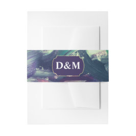 アキはっきりしたリ絵画ル招待状用帯 招待状ベリーバンド