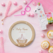 アキカパーティーパーソナライズされたイスラムベビーお祝い ペーパープレート (パーティー)