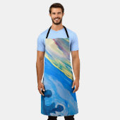 アキカラフルリ絵画リックの背景。 エプロン (着用した状態)