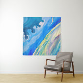 アキカラフルリ絵画リックの背景。 タペストリー (インサイチュ(横))
