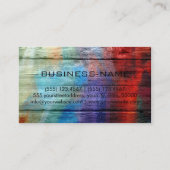 アキカラフルリ絵画ル材 名刺 (裏面)