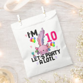 アキソロテルレッツアルトライオフィックスサラマンダーパーティー フェイバーバッグ (クリップ留めされた状態)