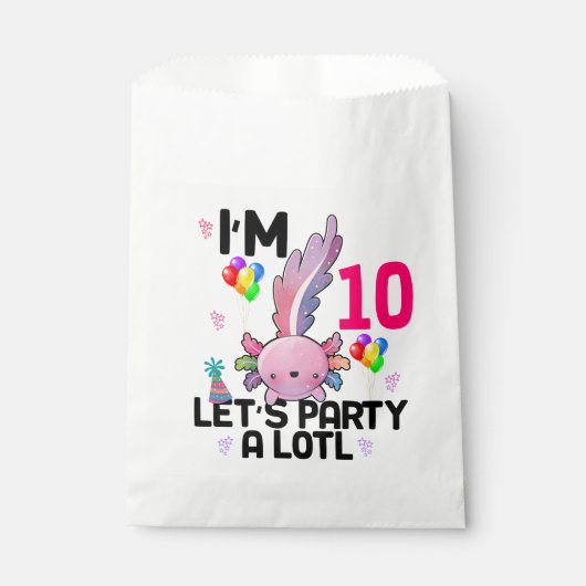 アキソロテルレッツアルトライオフィックスサラマンダーパーティー フェイバーバッグ (正面)