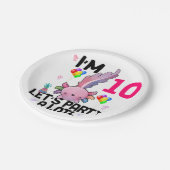 アキソロテルレッツアルトライオフィックスサラマンダーパーティー ペーパープレート (アングル)