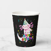 アキソロトル誕生日 紙コップ (裏面)