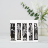 アキテーヌのヘンリー2世エレノア像 ポストカード (スタンド正面)