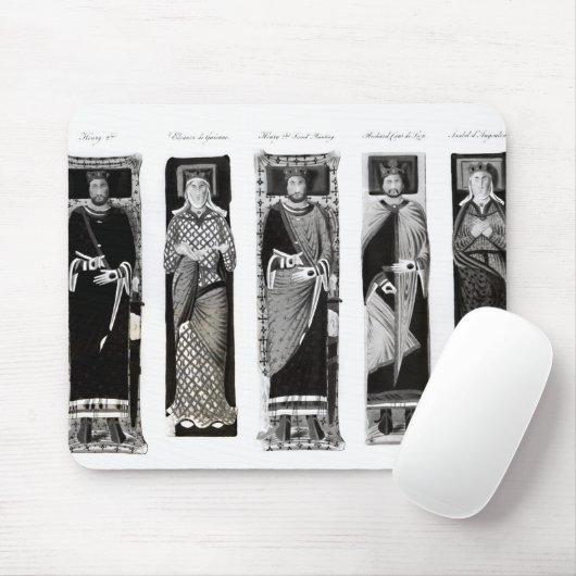 アキテーヌ盆地のヘンリー二世エレノアの彫像 マウスパッド (マウス)