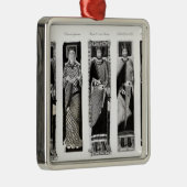 アキテーヌ盆地のヘンリー二世エレノアの彫像 メタルオーナメント (右)