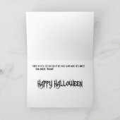 アキャッスルハロウィンの幽霊と人狼男 カード (内部)