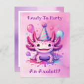 アキョリンの誕生日パーティーを祝おう ポストカード (正面/裏面)