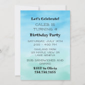 アキョリンチョの誕生日パーティーを祝おう 招待状 (裏面)