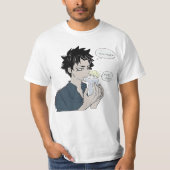 アキラ不動アニメデビルマン引用文 Tシャツ (正面)