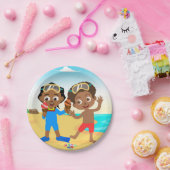 アキリサマーパーティー紙プレート1 ペーパープレート (パーティー)