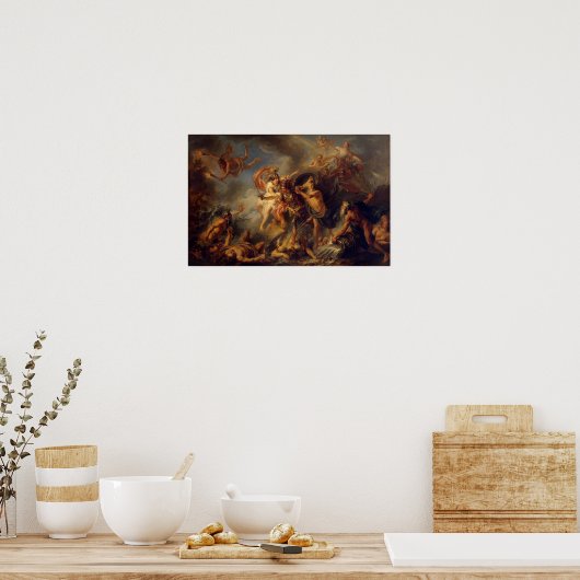 アキレウスの怒り ポスター (キッチン)