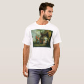 アキレスにAgamemnon 1776年との論争があります Tシャツ (正面フル)