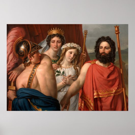 アキレスの怒り， 1819 ポスター (正面)