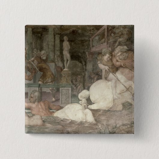 アキレスの教育 缶バッジ (正面)