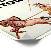 アキレスはイリアドイラストレーションでヘクトールを殺す ポスター (角)