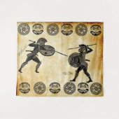 アキレス対ヘクター タペストリー (正面(横))