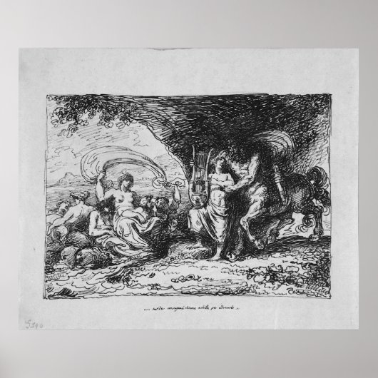 アキレス教えバイセンタウル・チロンのリレ遊の方法 ポスター (正面)