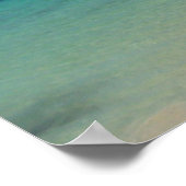 アキレス湾ビーチ、バミューダ ポスター (角)