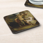 アキレス、c.1772 (キャンバスの油)の教育 コースター (左側)