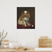 アキングチャールズスパニエル犬エドワードマネファインアート ポスター (キッチン)