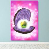 アキ絵画キのイラストレーションファンタジー キャンバスプリント (インサイチュ (ウッドフロア))