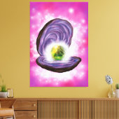 アキ絵画キのイラストレーションファンタジー キャンバスプリント (インサイチュ (リビング))