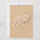 アキ―カ招待状　赤ちゃん命名式　パーソナライズ 招待状 (裏面)