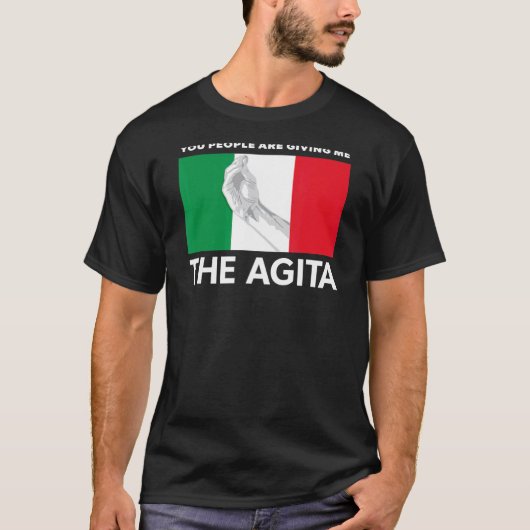アギイタリアンタお前たち与えは俺のアギタだ Tシャツ (正面)
