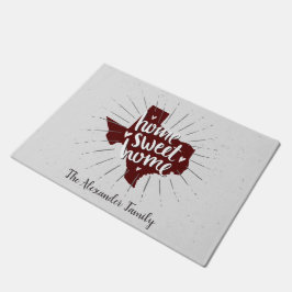 アギスマルーンホームスウィートホーム – テキサス州 ドアマット