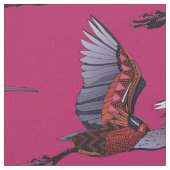 アギヘロンさくらんぼ布 ファブリック (クローズアップ)