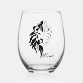 アギポアディオス ステムなしワイングラス (正面)