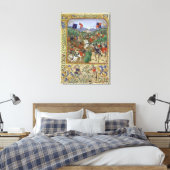 アギンコートの戦い、1415年10月25日(パニコロウのW/c) キャンバスプリント (インサイチュ (寝室))