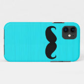 アクアおもしろいの背景に黒い口ひげ Case-Mate iPhoneケース (裏面(横))