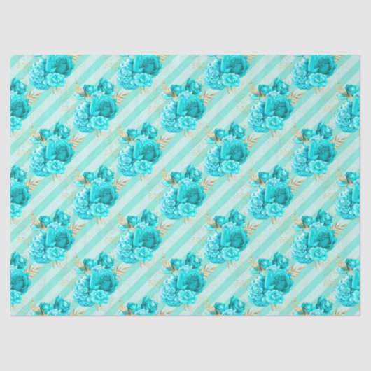 アクアおよび金ゴールドシリーズデザイン4 薄葉紙 (正面)