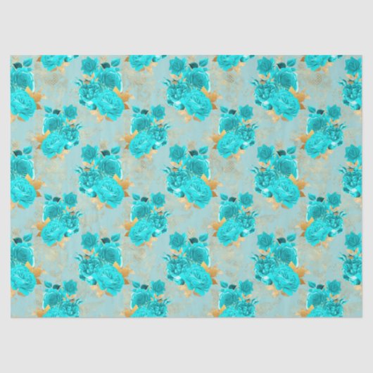 アクアおよび金ゴールドシリーズデザイン9 薄葉紙 (正面)