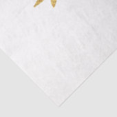 アクアおよび金ゴールドフローラデザイン20 薄葉紙 (詳細)