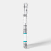 アクアお洒落ブルーパパーソナライズされたンダ Case-Mate iPhoneケース (裏面 / 右)