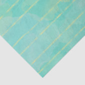 アクアかわいらしグリストライプのーン水色 薄葉紙 (詳細)