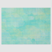 アクアかわいらしグリストライプのーン水色 薄葉紙 (正面)