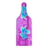 アクアかわいらしブルースターガーザーリリリオンパープル カッティングボード (正面)