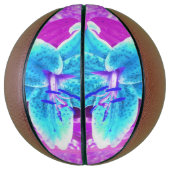 アクアかわいらしブルースターガーザーリリリオンパープル バスケットボール (縦)