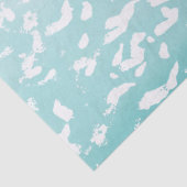 アクアかわいらしホワイトグラデーションアニマルプリント 薄葉紙 (詳細)